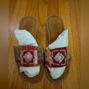 London Underground sandals